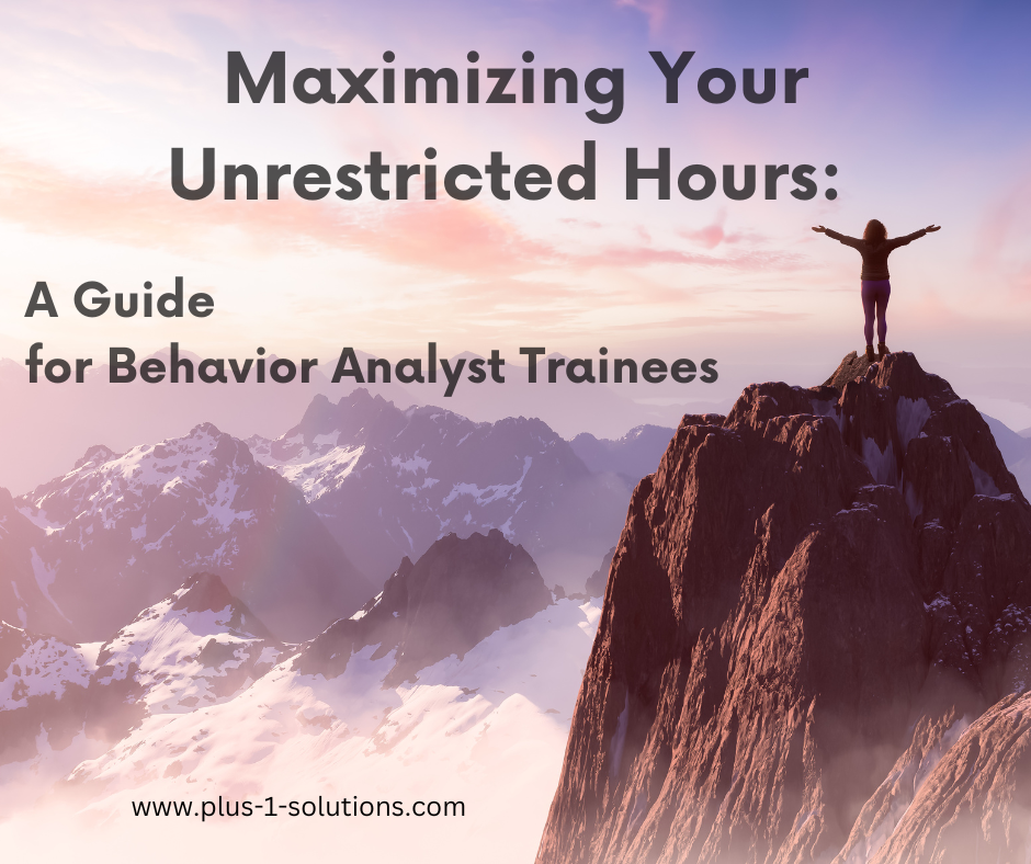 Maximizing your unrestricted hours